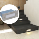 vidaXL 6 db süllyesztett LED lépcsőlámpa 44 x 111 x 56 mm
