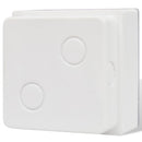 vidaXL 12 db beépíthető LED fény 100 x 100 x 68 mm