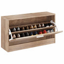 vidaXL 80x24x45 cm cipőtároló pad tölgy