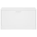 vidaXL 80x24x45 cm fehér cipőtároló pad