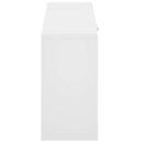 vidaXL 80x24x45 cm fehér cipőtároló pad