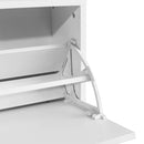 vidaXL 80x24x45 cm fehér cipőtároló pad