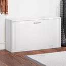 vidaXL 80x24x45 cm fehér cipőtároló pad