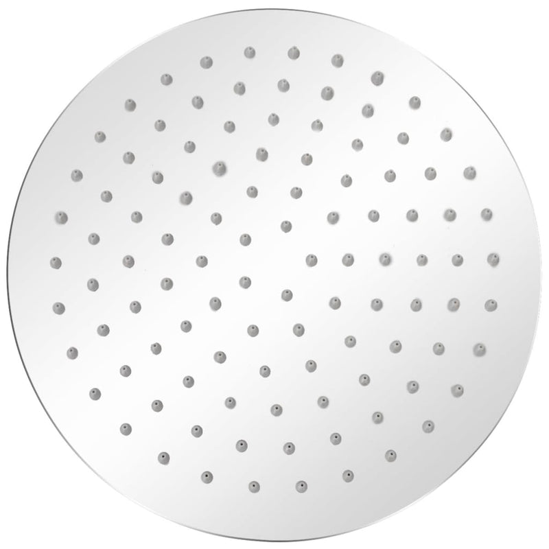vidaXL Rozsdamentes acél zuhanyrózsa 25 cm kerek