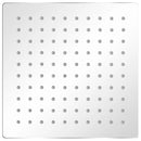 vidaXL Rozsdamentes acél zuhanyrózsa 20x20 cm négyszögletes