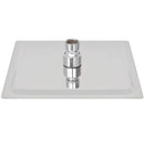 vidaXL Rozsdamentes acél zuhanyrózsa 20x20 cm négyszögletes