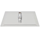 vidaXL Rozsdamentes acél zuhanyrózsa 25x25 cm négyszögletes