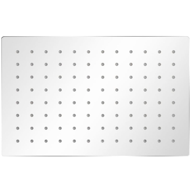 vidaXL Rozsdamentes acél zuhanyrózsa 20x30 cm téglalap alakú