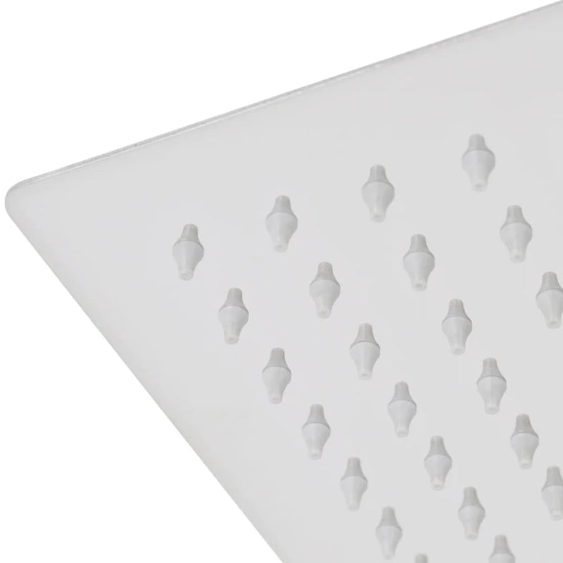 vidaXL Rozsdamentes acél zuhanyrózsa 20x30 cm téglalap alakú