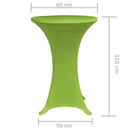 vidaXL 2 db nyújtható asztalterítő 60 cm Zöld