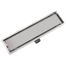 vidaXL 530x140 mm rozsdamentes acél lineáris zuhany csatorna
