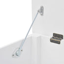 vidaXL Fehér MDF barokk stílusú tároló láda