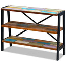 vidaXL 3 polcos tömör újrahasznosított fa tálalóasztal