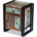 vidaXL tömör újrahasznosított fa éjjeliszekrény