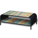 vidaXL tömör újrahasznosított fa dohányzóasztal