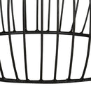 vidaXL kerek tömör újrahasznosított fa dohányzóasztal 68 x 37 cm