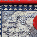 vidaXL 80x40x45 cm Piros mangófa tárolóláda