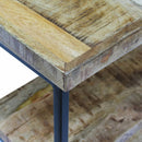 vidaXL mangófa íróasztal 110 x 50 x 76 cm