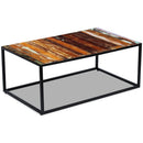 vidaXL tömör újrahasznosított fa dohányzóasztal 100 x 60 x 40 cm