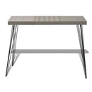 vidaXL 90x30x71,5 cm konzolasztal szürke