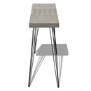 vidaXL 90x30x71,5 cm konzolasztal szürke