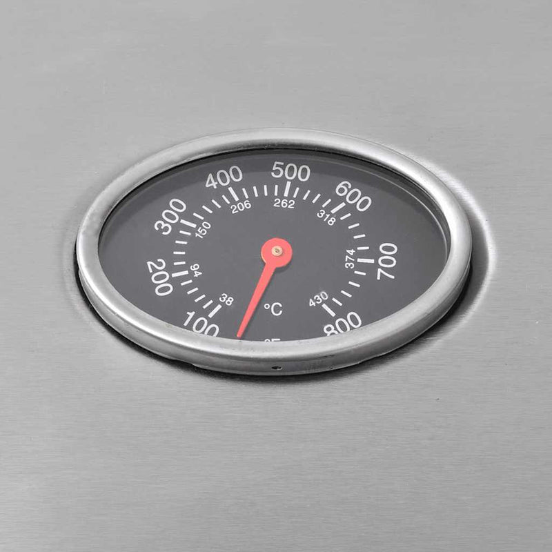 vidaXL ezüst gáz grillsütő 4+1 főzőfelülettel