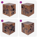 vidaXL tömör tíkfa ülőke