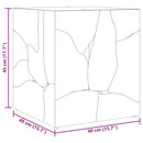 vidaXL tömör tíkfa ülőke