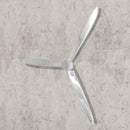 vidaXL Falra rögzíthető propeller dekoráció alumínium ezüst 70 cm