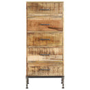vidaXL tömör mangófa fiókos szekrény 45 x 35 x 106 cm