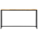 vidaXL tömör, nyers mangófa tálalóasztal 140 x 35 x 76 cm