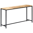 vidaXL tömör, nyers mangófa tálalóasztal 140 x 35 x 76 cm