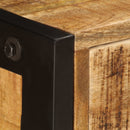 vidaXL 3 fiókos tömör mangófa tálalóasztal 110 x 35 x 75 cm