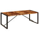 vidaXL tömör akácfából étkezőasztal 220 x 100 x 75 cm