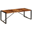 vidaXL tömör akácfából étkezőasztal 220 x 100 x 75 cm