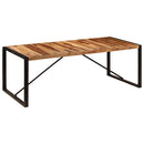vidaXL tömör akácfából étkezőasztal 220 x 100 x 75 cm
