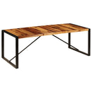 vidaXL tömör akácfából étkezőasztal 220 x 100 x 75 cm