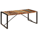vidaXL tömör újrahasznosított fa étkezőasztal 200 x 100 x 75 cm