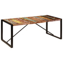 vidaXL tömör újrahasznosított fa étkezőasztal 200 x 100 x 75 cm