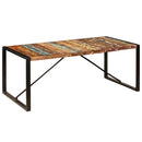 vidaXL tömör újrahasznosított fa étkezőasztal 200 x 100 x 75 cm