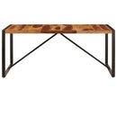 vidaXL tömör akácfából étkezőasztal 180 x 90 x 75 cm