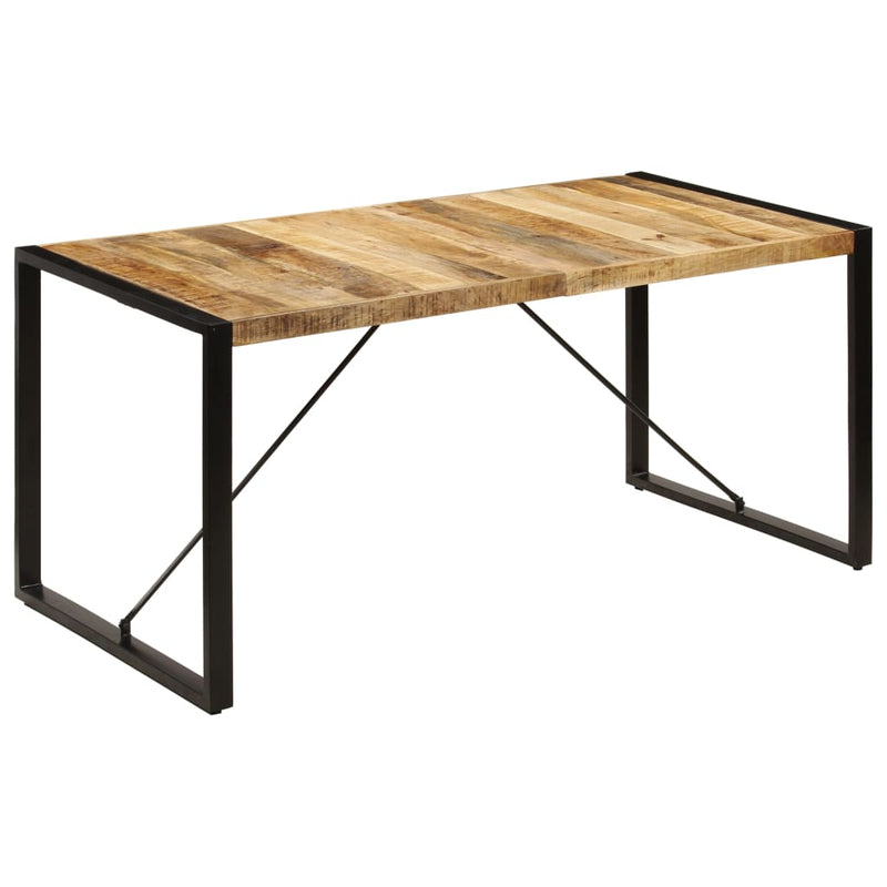 vidaXL tömör mangófa étkezőasztal 160 x 80 x 75 cm