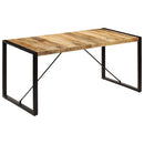 vidaXL tömör mangófa étkezőasztal 160 x 80 x 75 cm