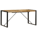 vidaXL tömör mangófa étkezőasztal 160 x 80 x 75 cm