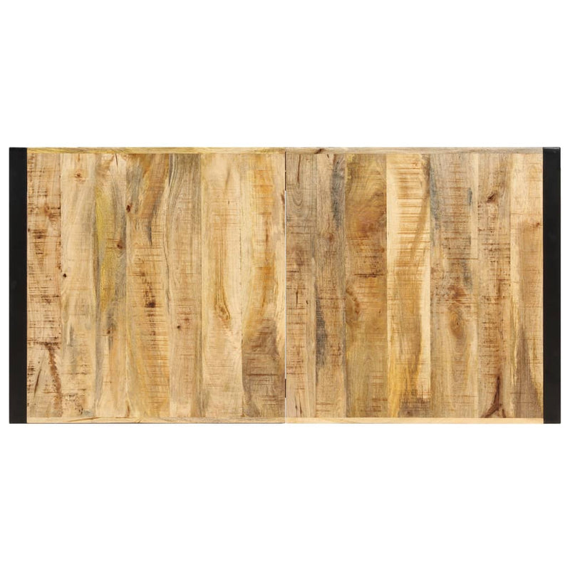 vidaXL tömör mangófa étkezőasztal 160 x 80 x 75 cm
