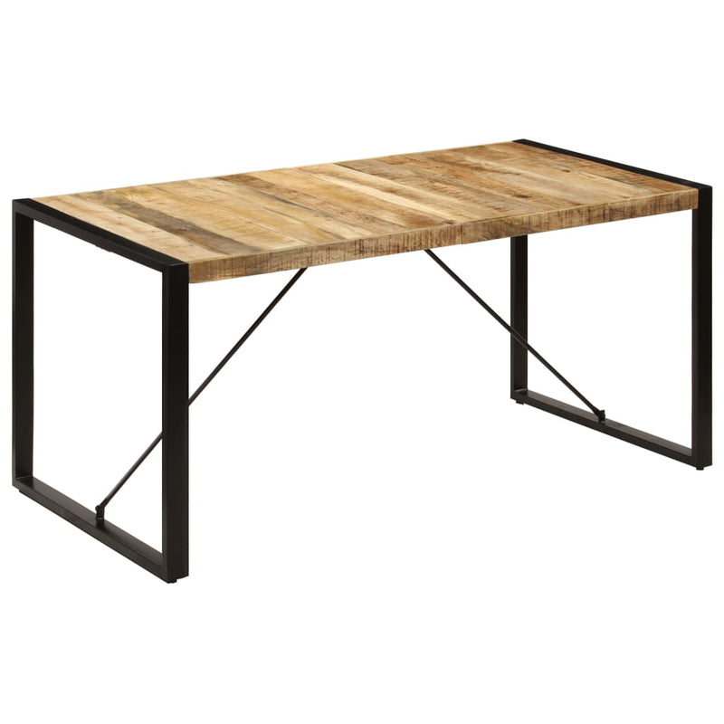 vidaXL tömör mangófa étkezőasztal 160 x 80 x 75 cm