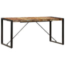 vidaXL tömör újrahasznosított fa étkezőasztal 160 x 80 x 75 cm