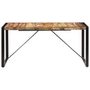 vidaXL tömör újrahasznosított fa étkezőasztal 160 x 80 x 75 cm