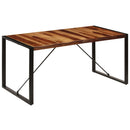 vidaXL tömör akácfából étkezőasztal 160 x 80 x 75 cm