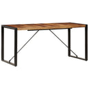 vidaXL tömör akácfából étkezőasztal 160 x 80 x 75 cm